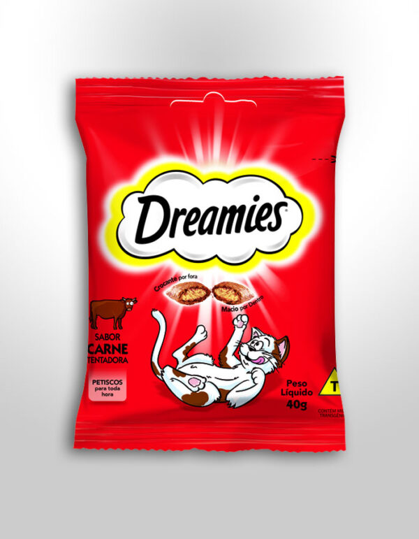 PETISCO DREAMIES CARNE TENTADORA GATOS ADULTOS - 40G